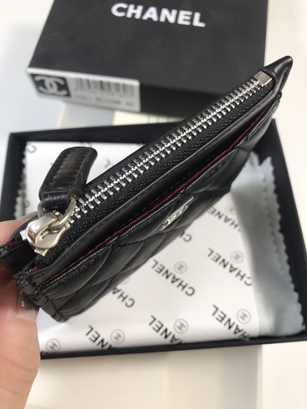 コピーシャネル激安財布角部分ディテール